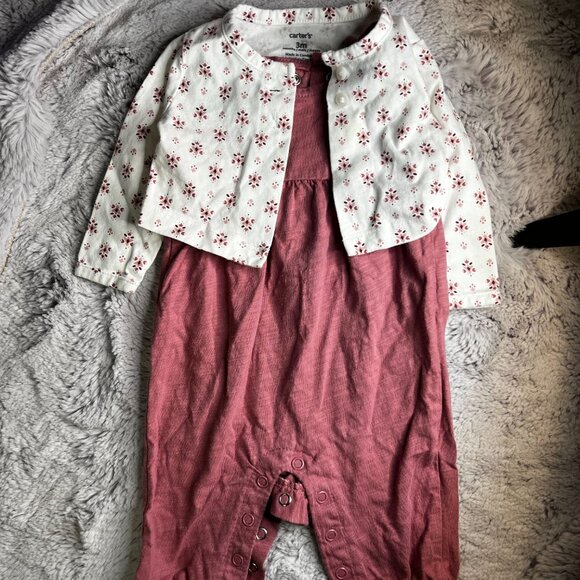 Carter's girls 2 piece set 3 months - Picture 4 of 5